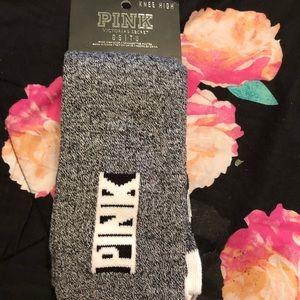 Victoria Secret Pink NWT knee high socks